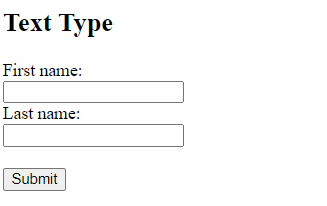 form input types